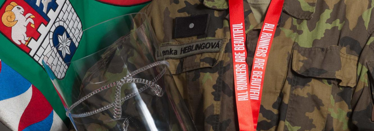 svob. Lenka Heblingová v uniformě vz. 95