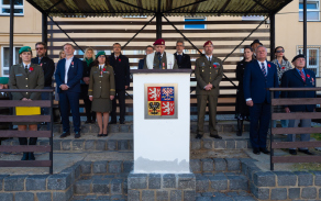 Kaplan Posádkového velitelství Praha zakončil svým projevem oficiální část nástupu.