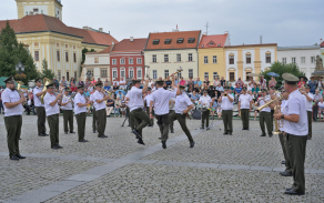 Vojenská hudba z Bratislavy.